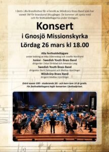 konsert under Lilla Brassfestivalen 2022